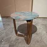 Beige Fabric L-Shape Sofa Set with Geometric Panel Craftsmanship & Fan-Shaped Quilting